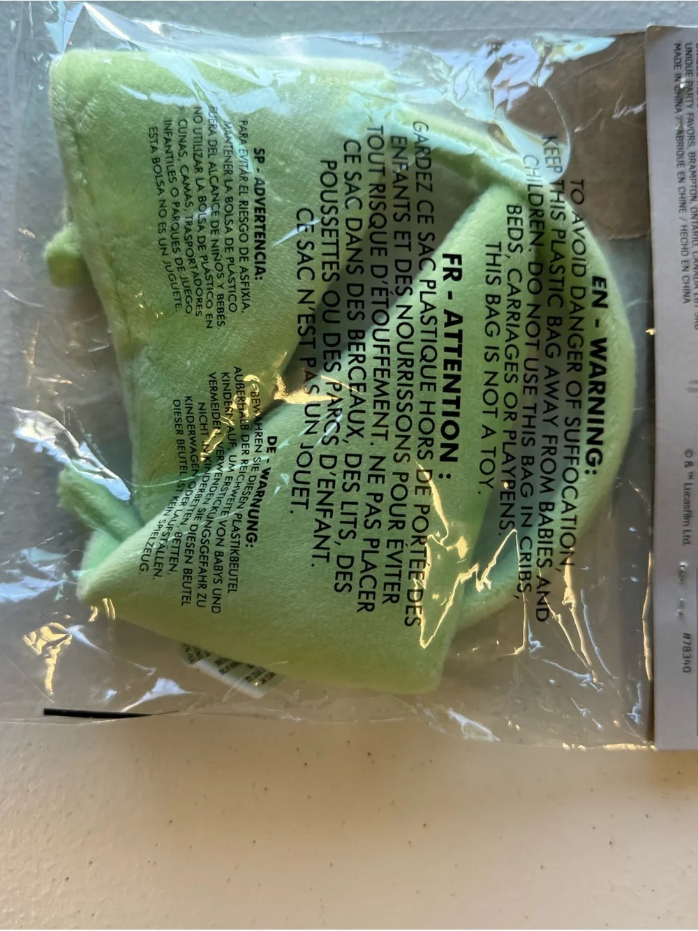 Star Wars Baby Yoda Light Green Ear Headband for Kids
